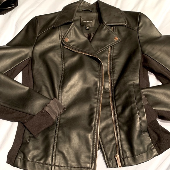 Egan Leather Moto Style Jacket - Picture 1 of 4